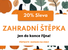 20% SLEVA NA ZAHRADNÍ ŠTĚPKU